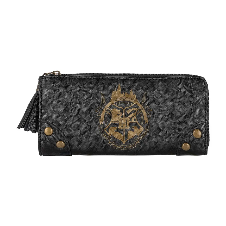 Harry Potter Hogwarts Crest Premium Purse-Bioworld International Online