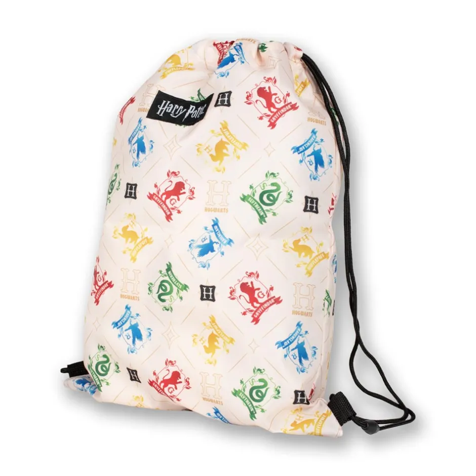 Harry Potter Hogwarts House Crest Premium Pencil Case & Kit Bag Set-Bioworld International Store