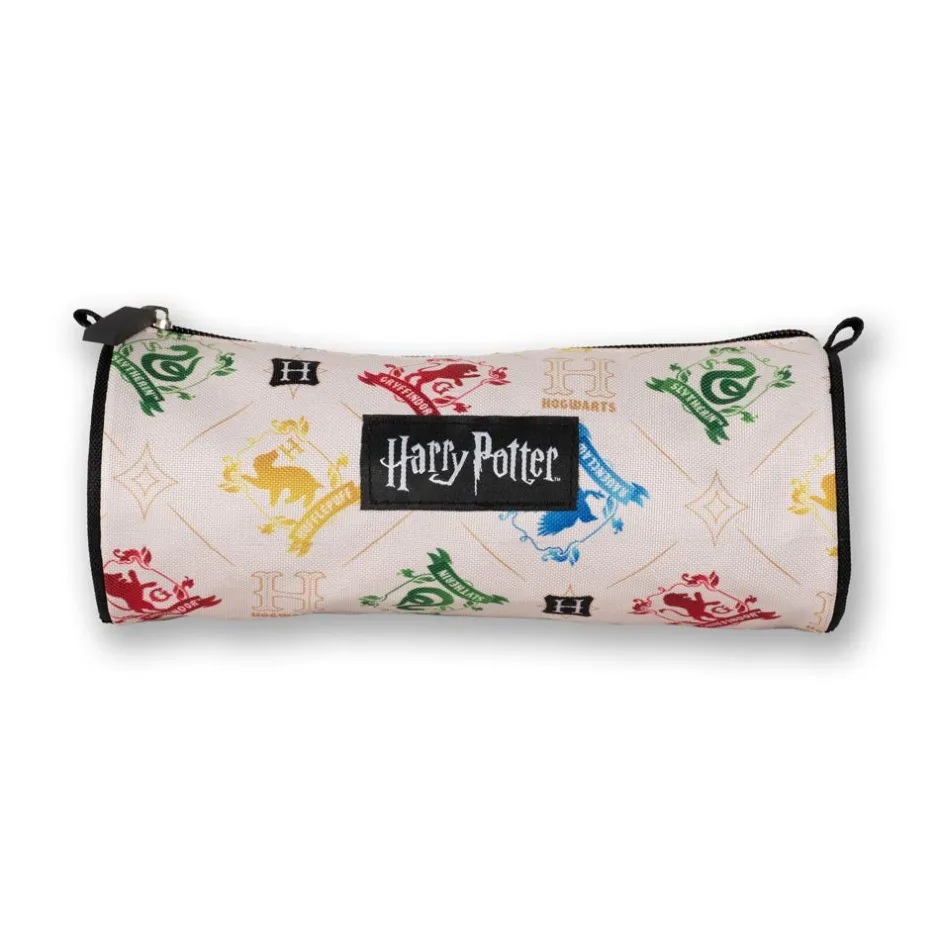 Harry Potter Hogwarts House Crest Premium Pencil Case & Kit Bag Set-Bioworld International Store