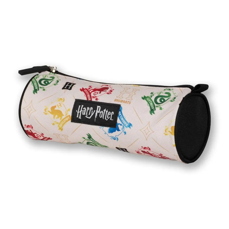 Harry Potter Hogwarts House Crest Premium Pencil Case & Kit Bag Set-Bioworld International Store