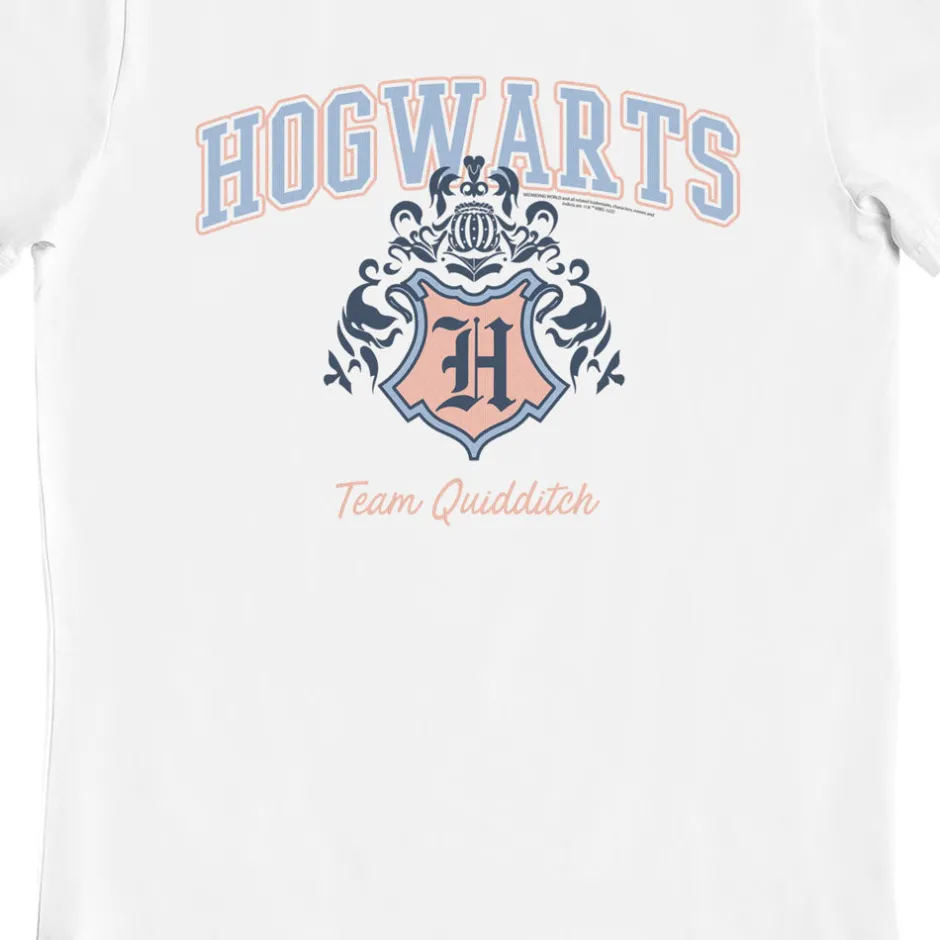 Harry Potter Hogwarts Team Quidditch Adults T-Shirt-Bioworld International Hot