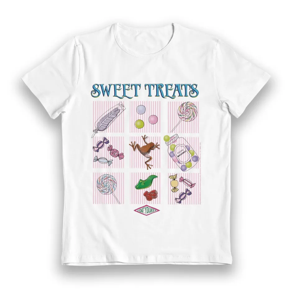 Harry Potter Honeydukes Sweet Treat White Kids T-Shirt-Bioworld International Cheap