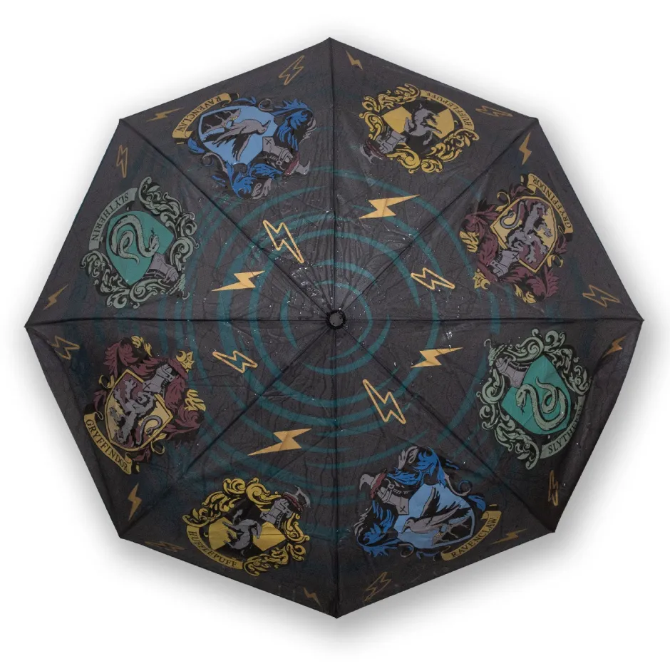 Harry Potter House Liquid Reactive Umbrella-Bioworld International Fashion