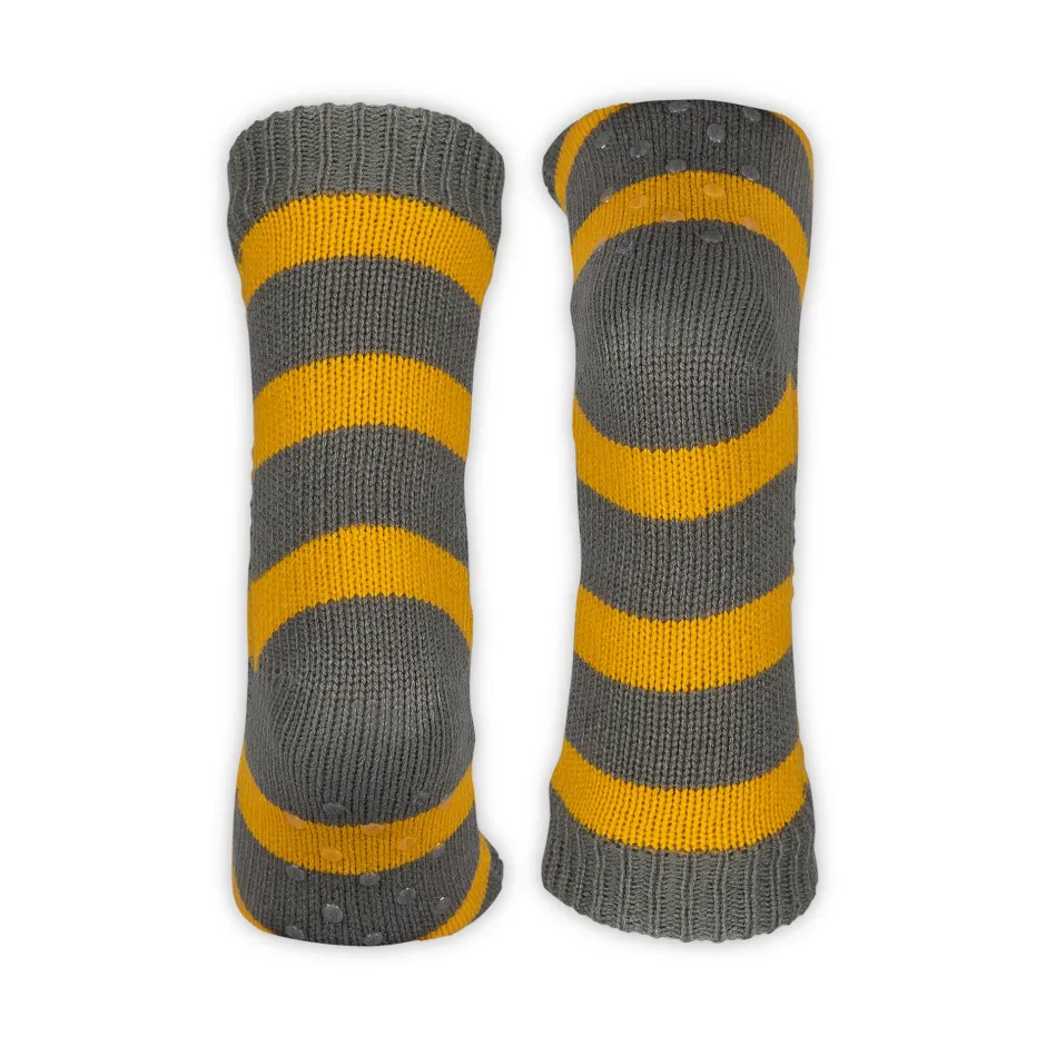 Harry Potter Hufflepuff Hogwarts House Adults Slipper Socks-Bioworld International Cheap