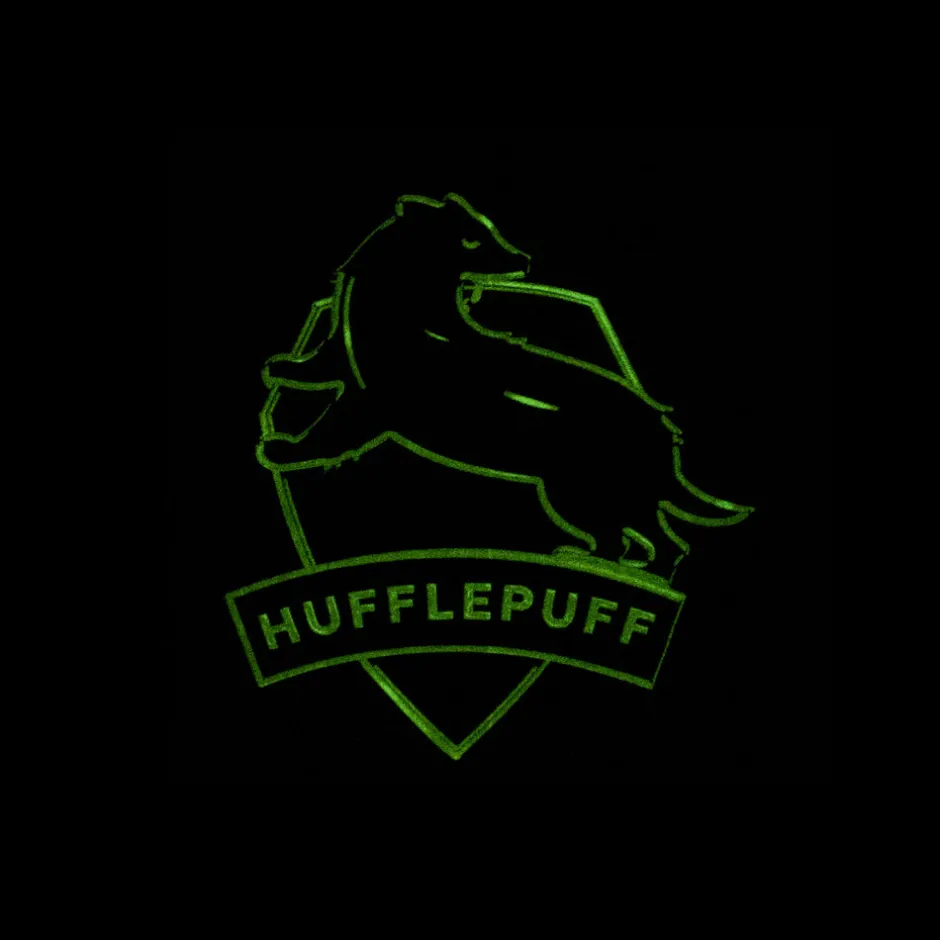 Harry Potter Hufflepuff House Glow in The Dark Kids T-Shirt Bulk Buy-Bioworld International Best Sale