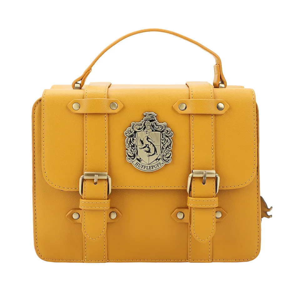 Harry Potter Hufflepuff Satchel Handbag with Charms-Bioworld International Online