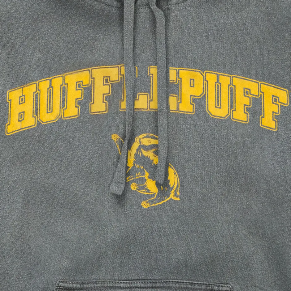 Harry Potter Hufflepuff Vintage Style Adults Hoodie-Bioworld International Hot