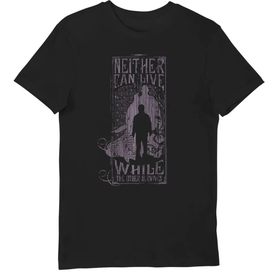 Harry Potter Neither Can Live While The Other Survives Adults T-Shirt-Bioworld International New