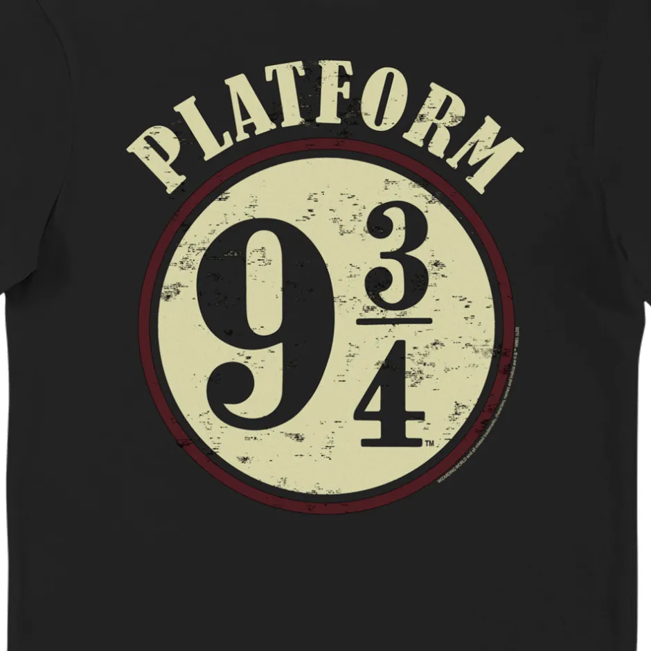 Harry Potter Platform 9 and 3/4 Adults T-Shirt-Bioworld International Cheap