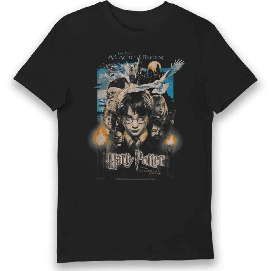 Harry Potter Poster Adults T-Shirt-Bioworld International Best