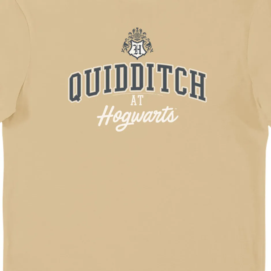 Harry Potter Quidditch at Hogwarts Sand Adults T-Shirt-Bioworld International Flash Sale