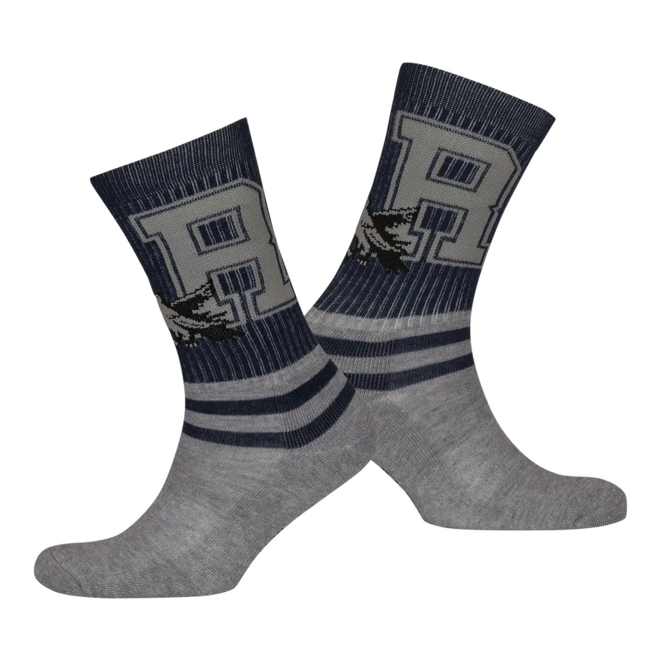 Harry Potter Ravenclaw Striped Adults Socks-Bioworld International Clearance