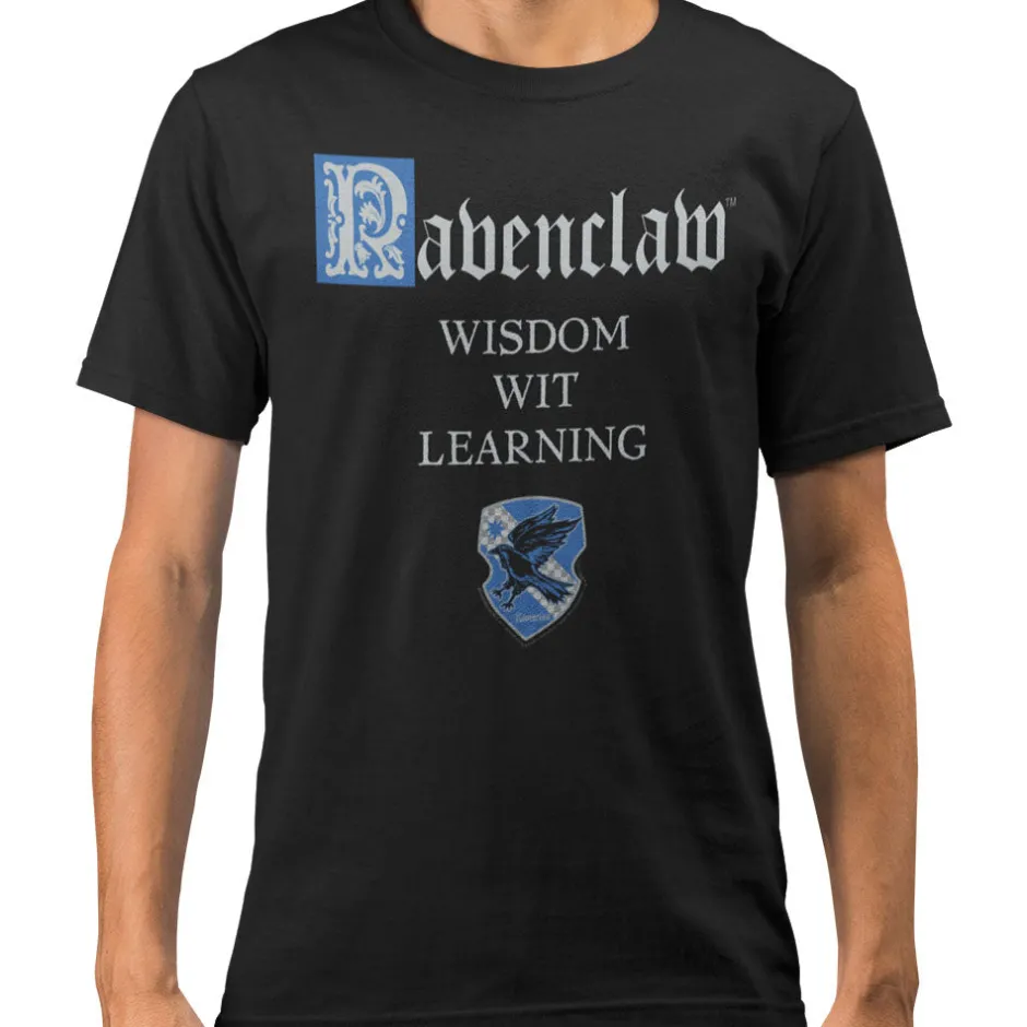 Harry Potter Ravenclaw Wisdom Mens Adults T-Shirt-Bioworld International Store