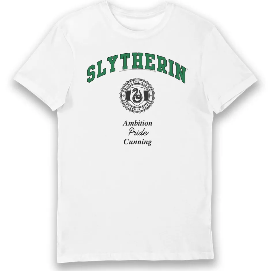 Harry Potter Slytherin Collegiate Style T-Shirt-Bioworld International Best