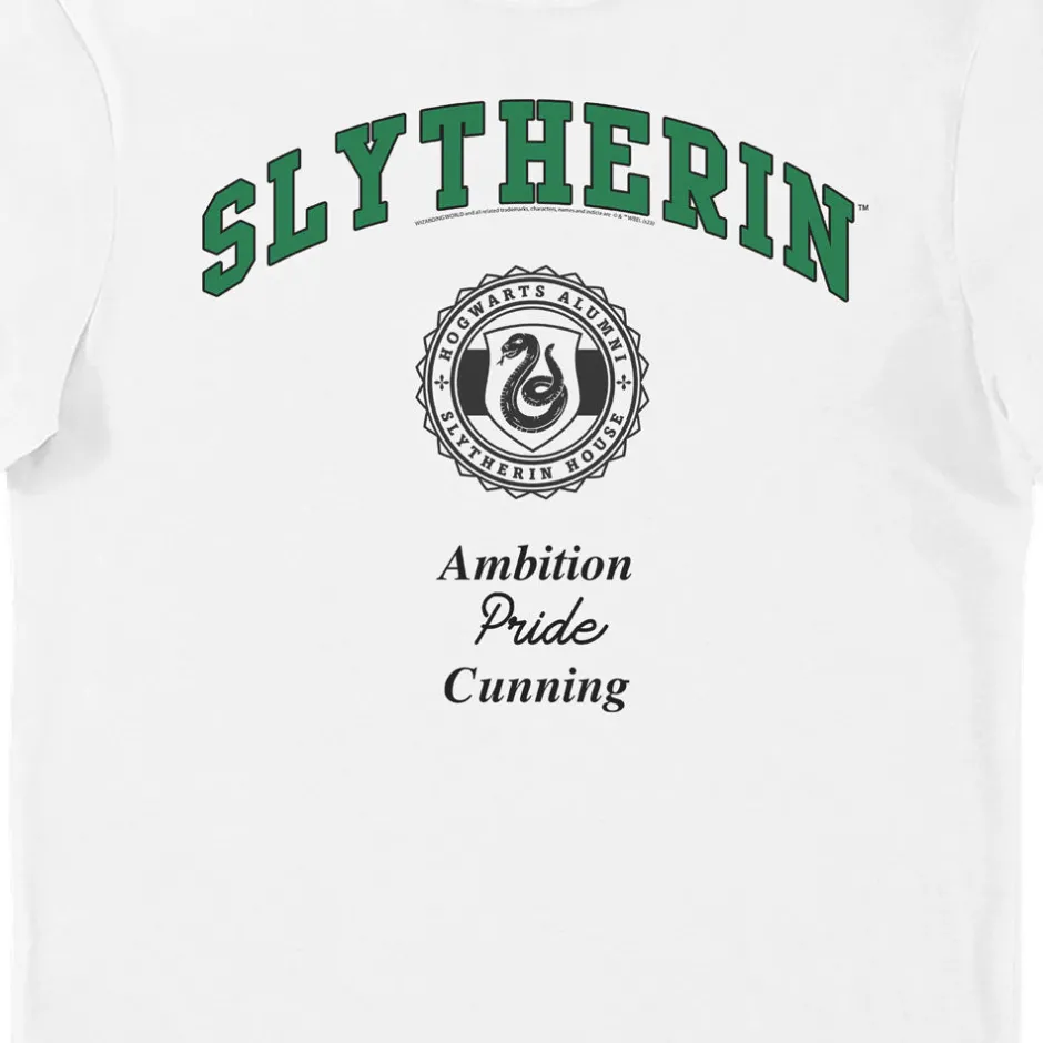 Harry Potter Slytherin Collegiate Style T-Shirt-Bioworld International Best