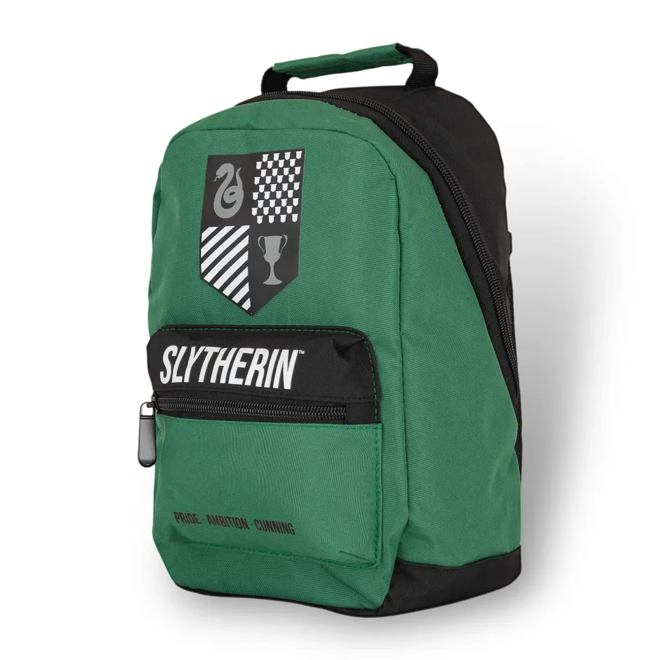 Harry Potter Slytherin Crest Lunch Bag-Bioworld International Fashion