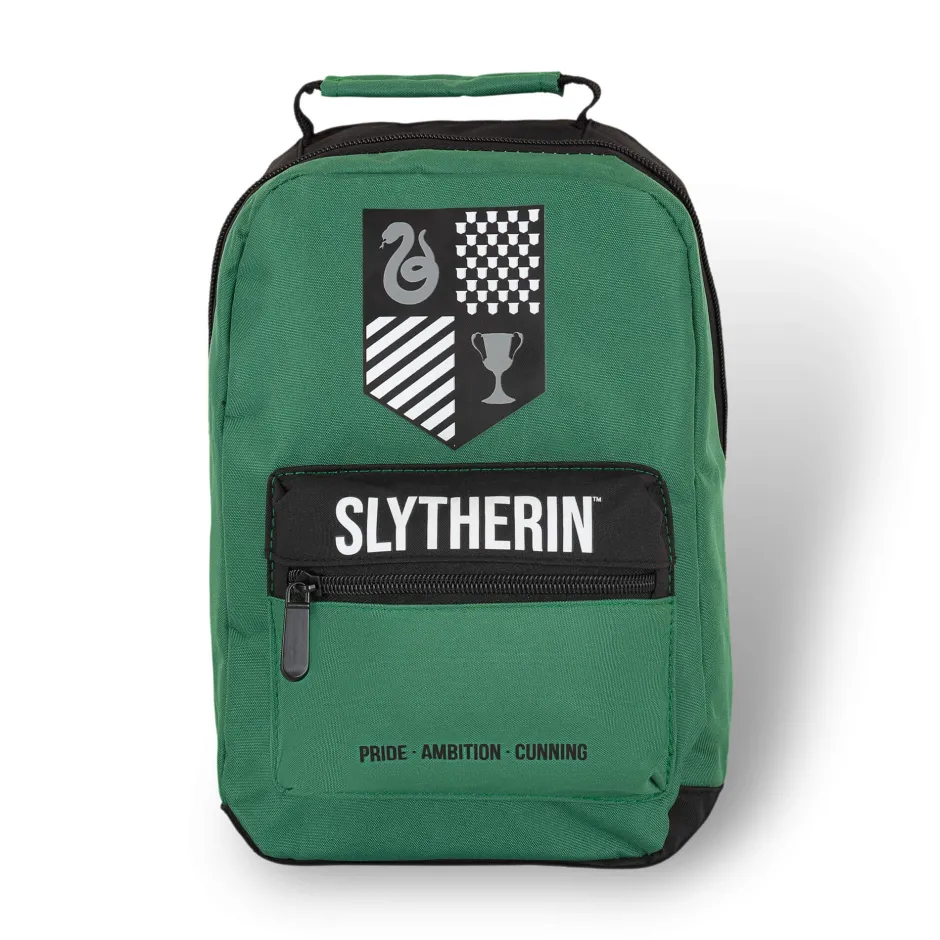 Harry Potter Slytherin Crest Lunch Bag-Bioworld International Fashion