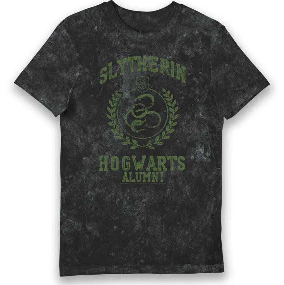 Harry Potter Slytherin Hogwarts Alumni Vintage Style Adults T-Shirt-Bioworld International Flash Sale