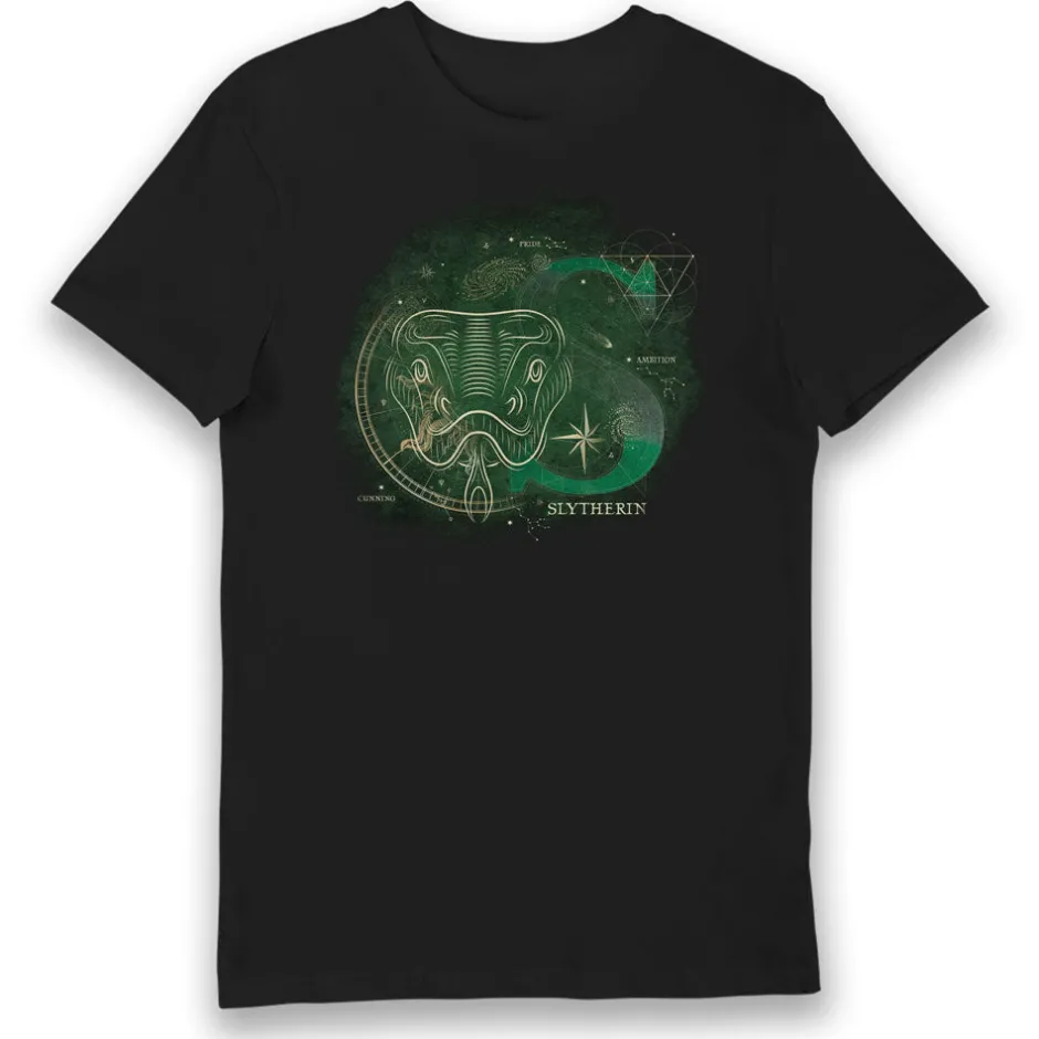 Harry Potter Slytherin House Glow in The Dark Adults T-Shirt Bulk Buy-Bioworld International Online