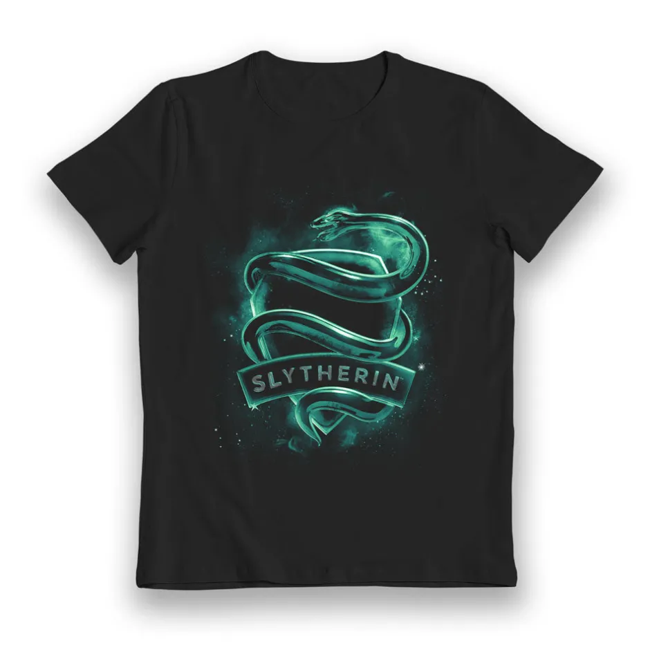 Harry Potter Slytherin House Glow in The Dark Kids T-Shirt Bulk Buy-Bioworld International Discount