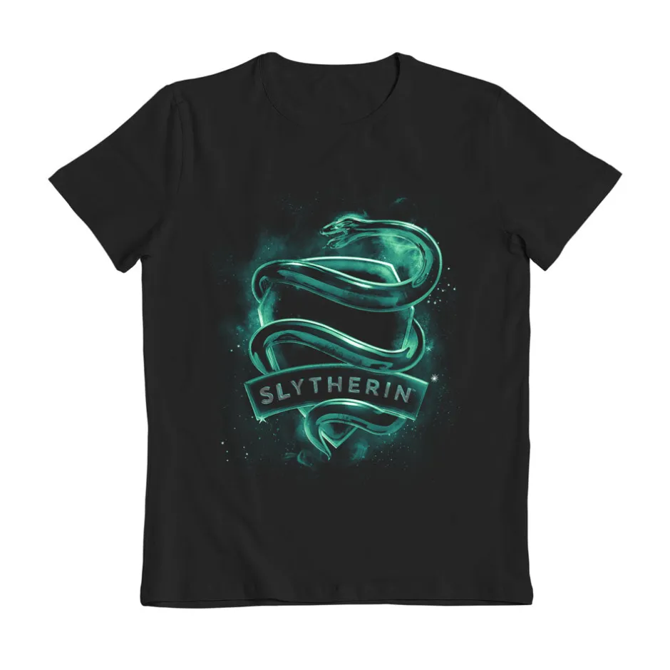 Harry Potter Slytherin House Glow in The Dark Kids T-Shirt Bulk Buy-Bioworld International Discount