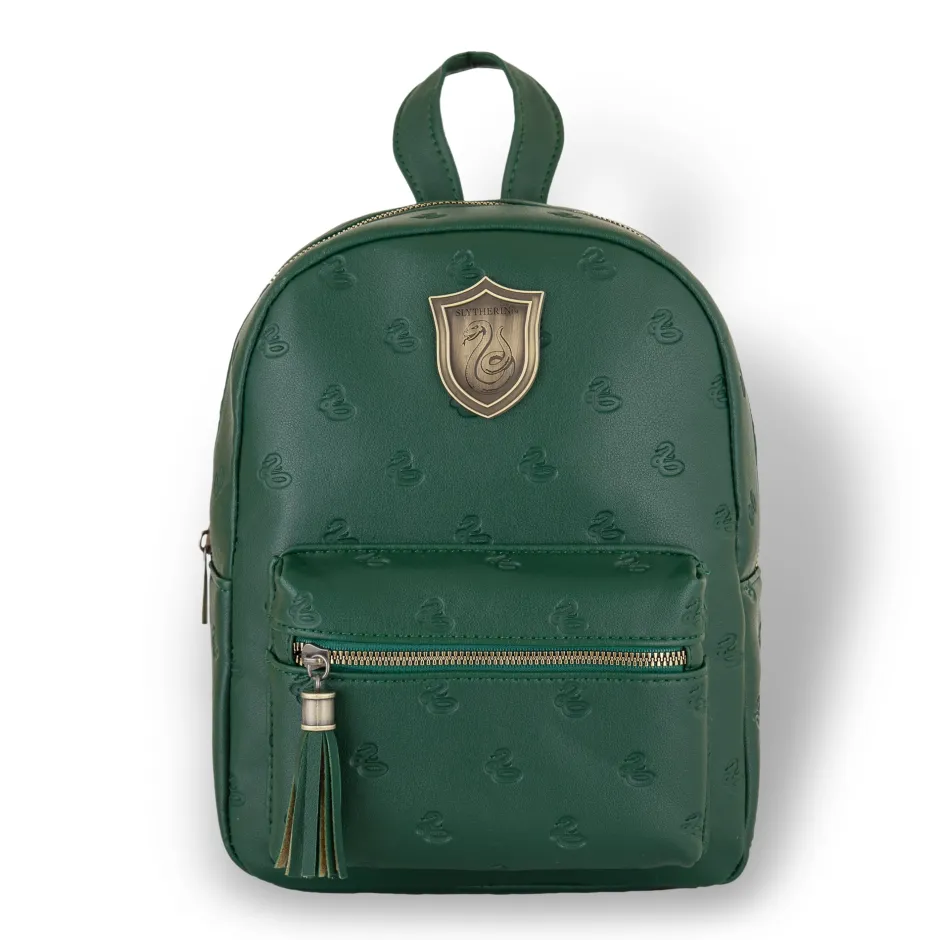 Harry Potter Slytherin PU Mini Backpack-Bioworld International Best Sale