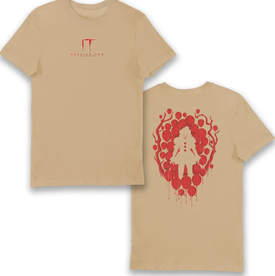 IT Chapter 2 Pennywise Balloon Adults T-Shirt-Bioworld International Cheap