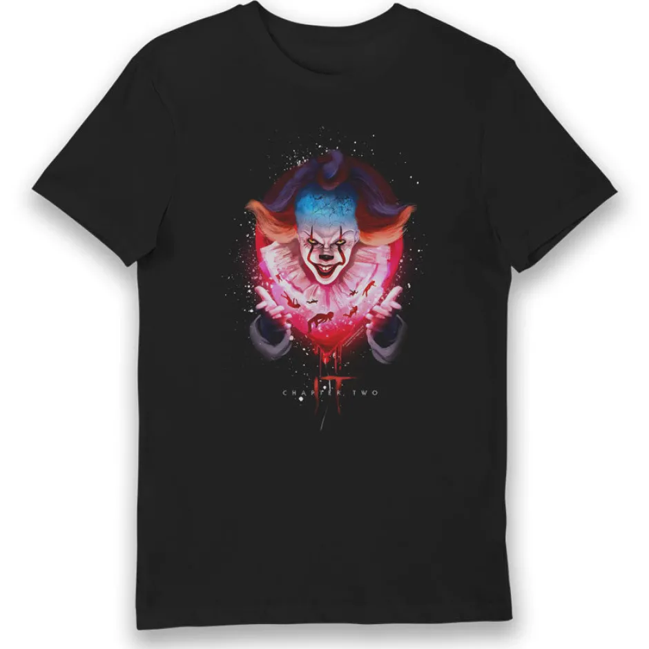 IT Chapter Two Pennywise Glow Adults T-Shirt-Bioworld International Store