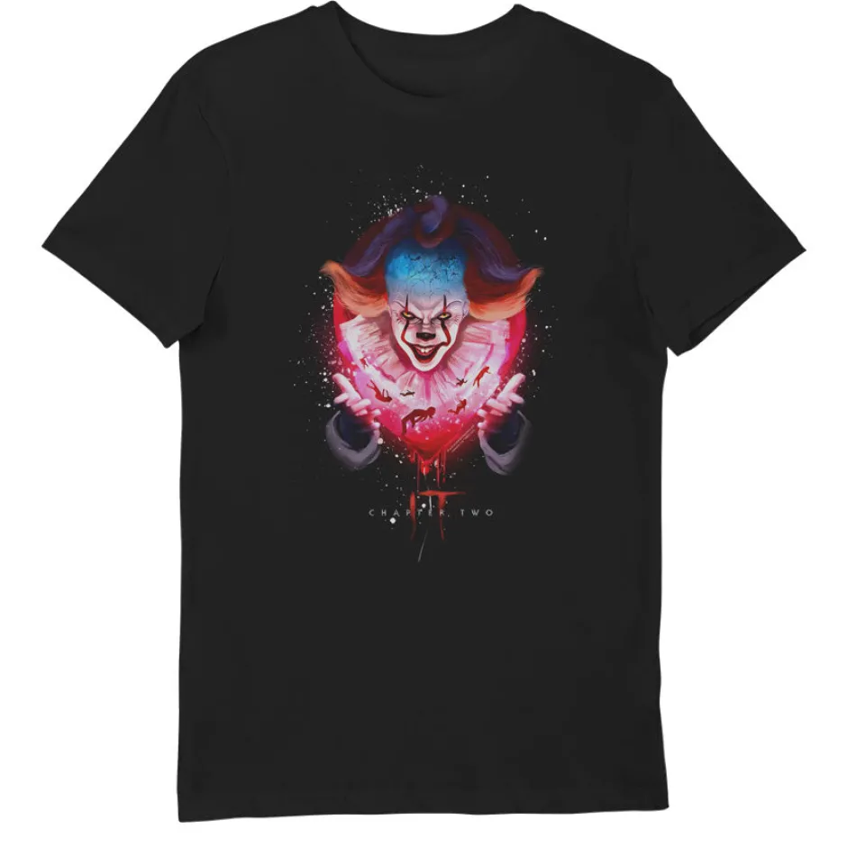 IT Chapter Two Pennywise Glow Adults T-Shirt-Bioworld International Store