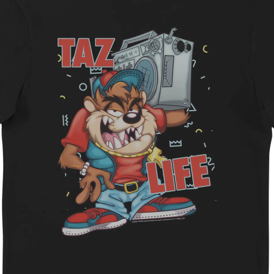 Looney Tunes Taz Life Adults T-Shirt-Bioworld International Discount