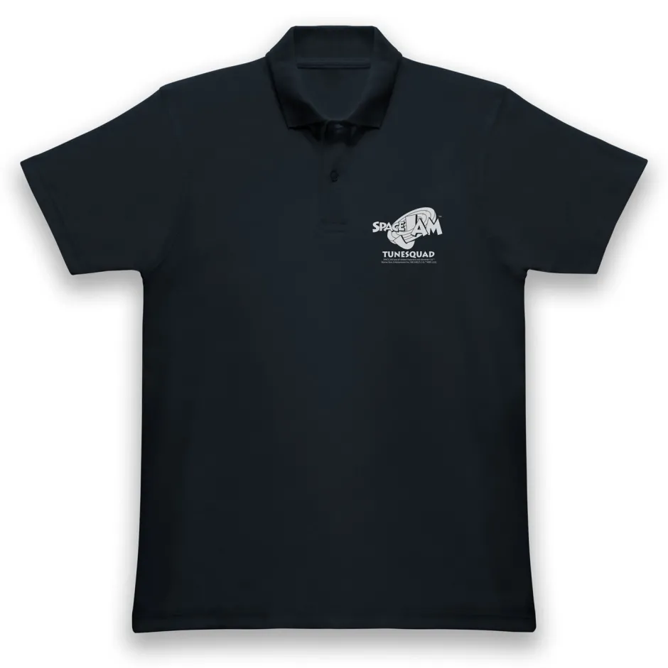 Looney Tunes x Space Jam Tune Squad Adults Navy Polo Shirt-Bioworld International Store