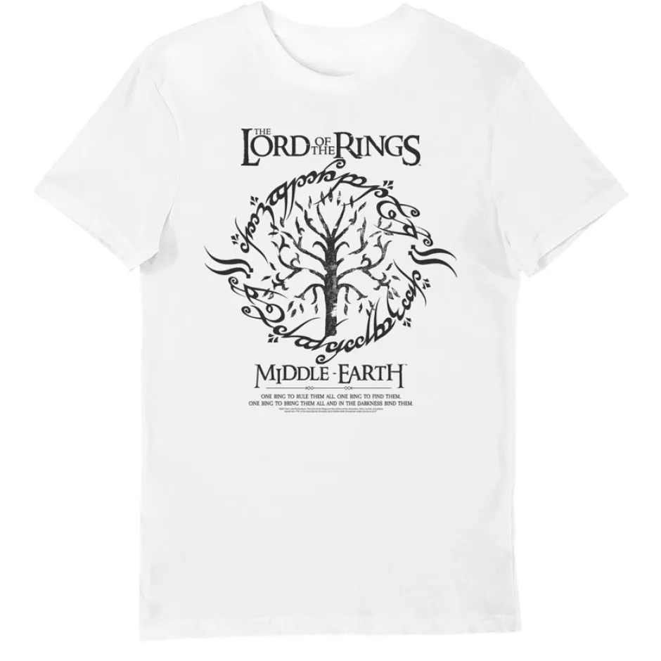 Lord of The Rings Tree of Gondor Middle Earth Adults T-Shirt-Bioworld International Cheap