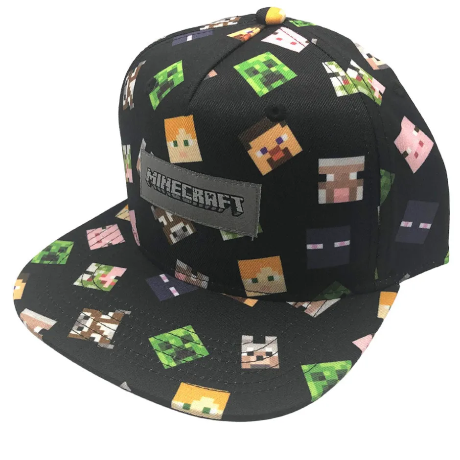 Minecraft AOP Character Youth Cap-Bioworld International Cheap