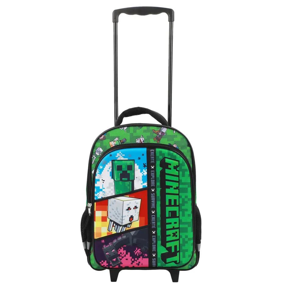 Minecraft Create Rolling Youth Backpack-Bioworld International Best Sale