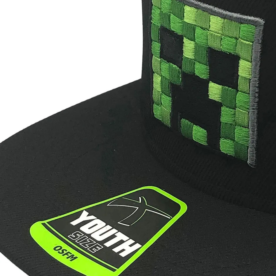 Minecraft Creeper Face Youth Cap-Bioworld International Sale