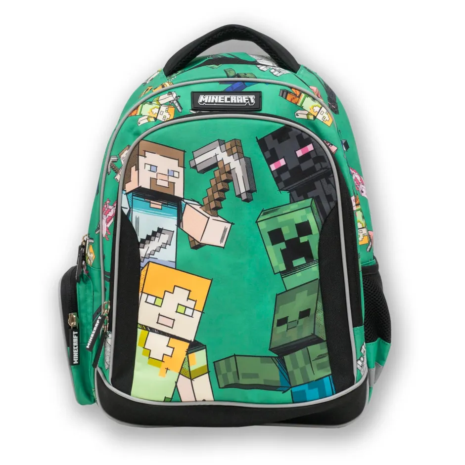 Minecraft Premium Backpack-Bioworld International New