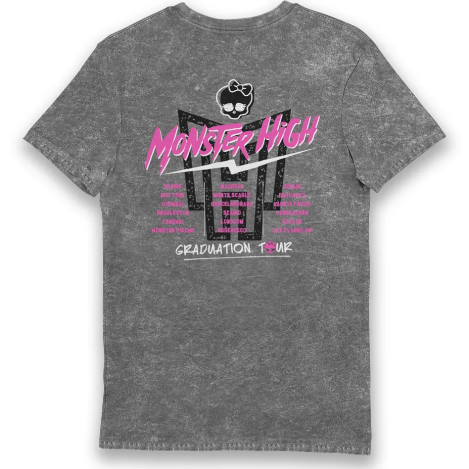 Monster High Graduation Tour Vintage Style Adults T-Shirt-Bioworld International Cheap