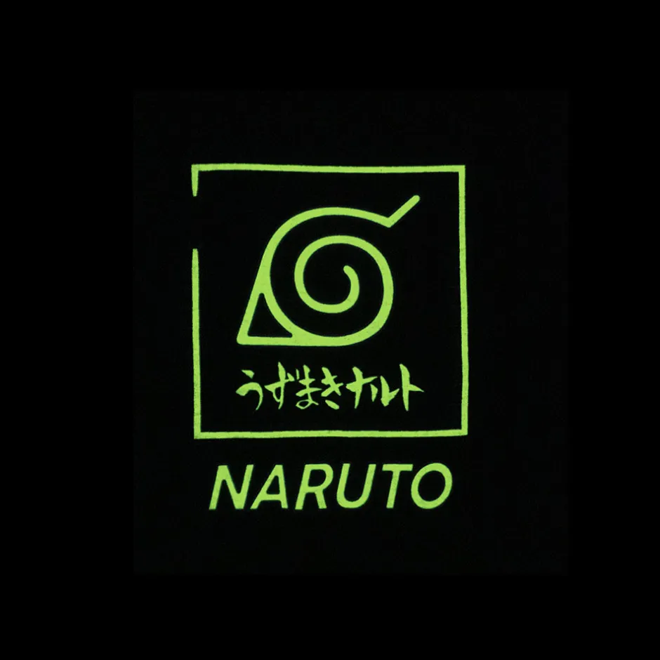 Naruto Shippuden Hidden Leaf Village Glow in the Dark Kids T-Shirt-Bioworld International Shop