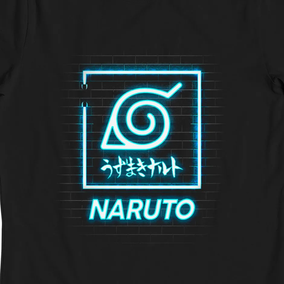 Naruto Shippuden Hidden Leaf Village Glow in the Dark Kids T-Shirt-Bioworld International Shop