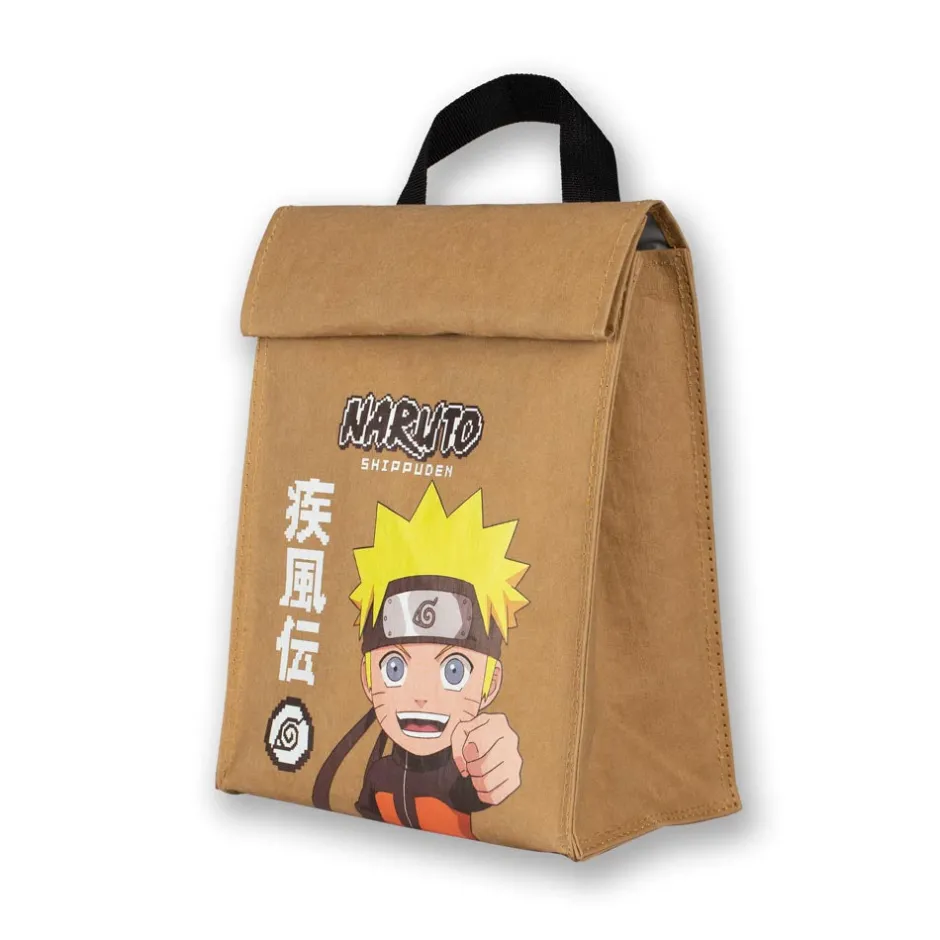 Naruto Shippuden Insulated Folded Lunch Bag-Bioworld International Clearance