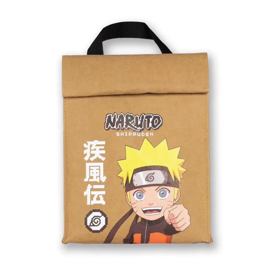 Naruto Shippuden Insulated Folded Lunch Bag-Bioworld International Clearance