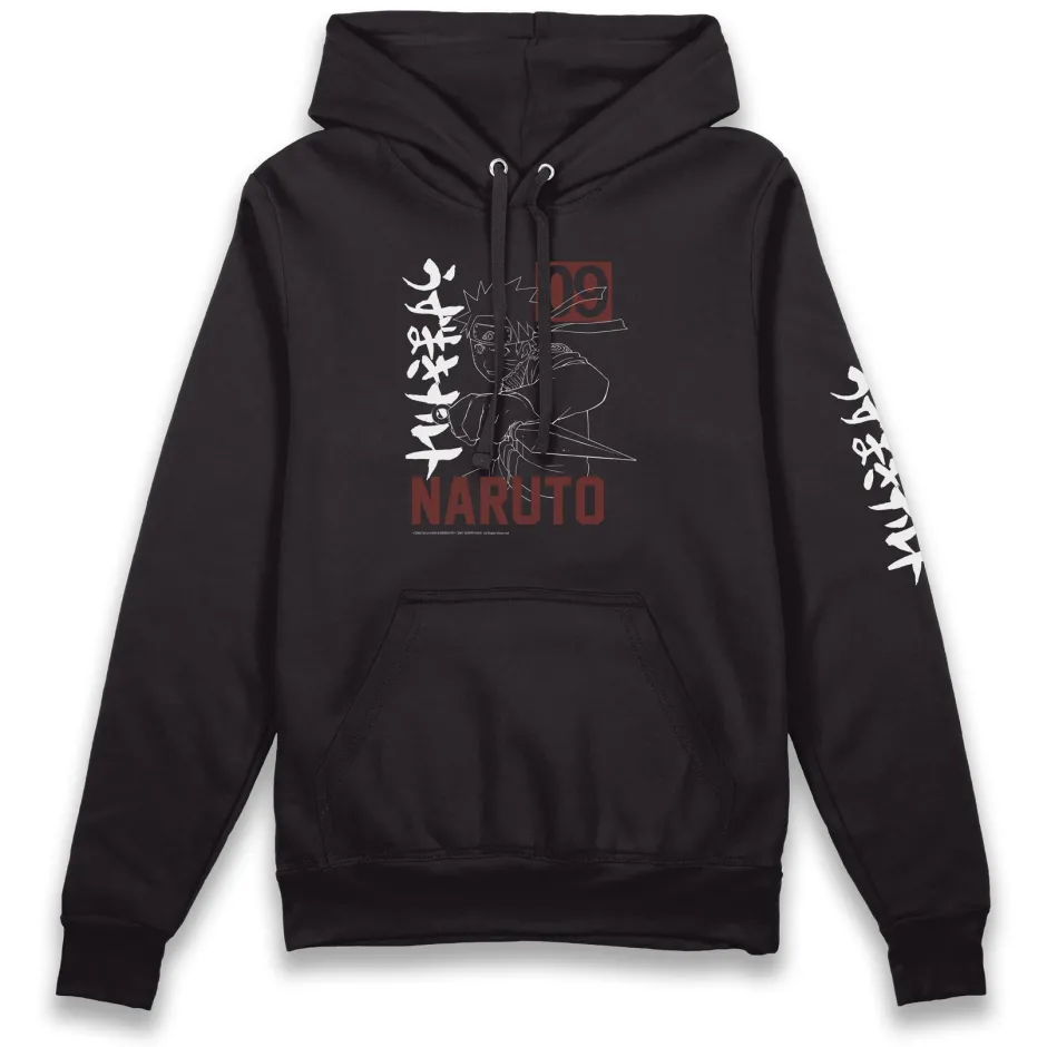 Naruto Uzumaki Adults Hoodie-Bioworld International Clearance