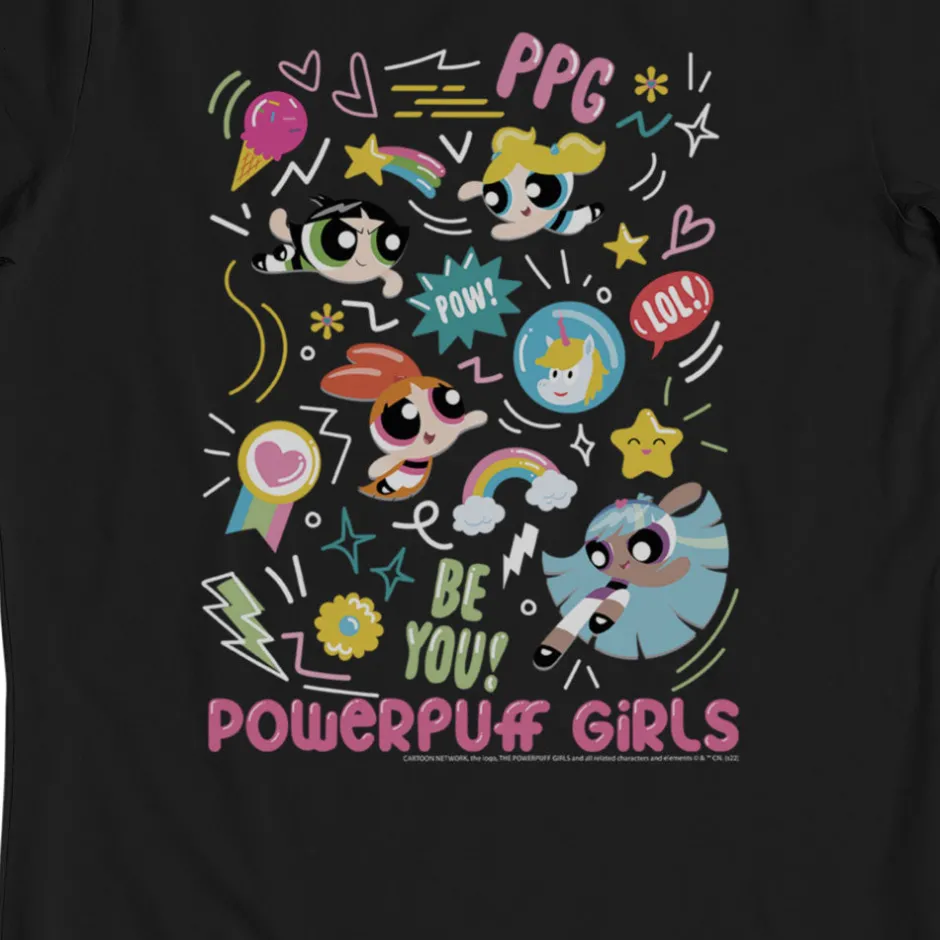 Powerpuff Girls Icons Kids T-Shirt-Bioworld International Hot