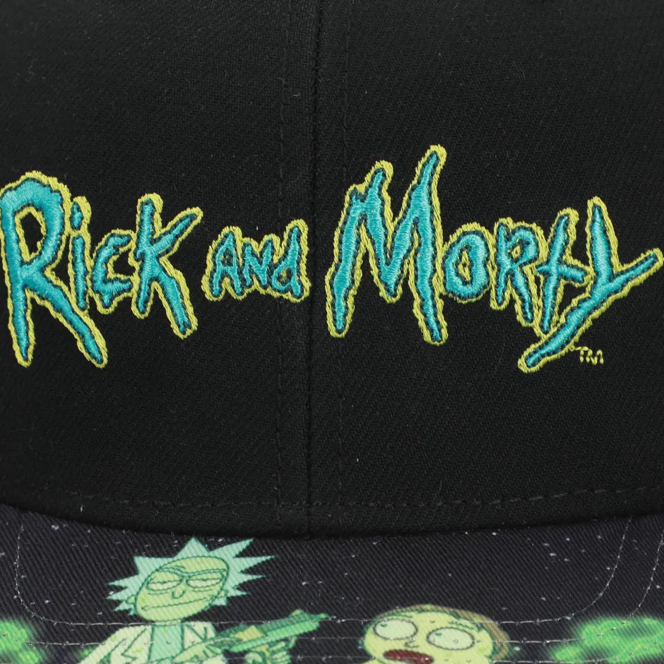 Rick and Morty Acid Vat Sublimated Bill Adult Snapback Cap-Bioworld International Store