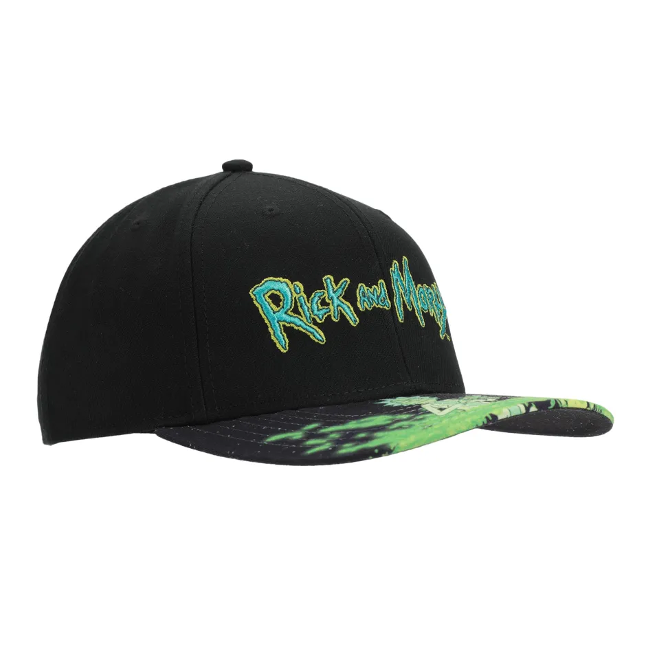 Rick and Morty Acid Vat Sublimated Bill Adult Snapback Cap-Bioworld International Store