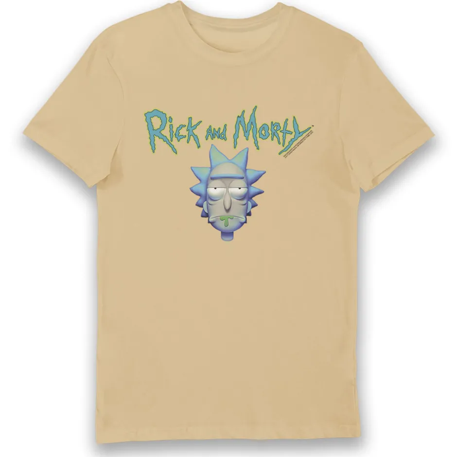 Rick and Morty Drool Logo Adults T-Shirt-Bioworld International Sale