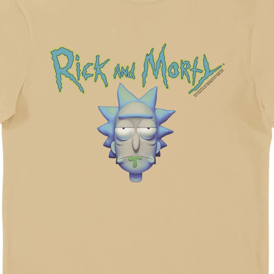 Rick and Morty Drool Logo Adults T-Shirt-Bioworld International Sale