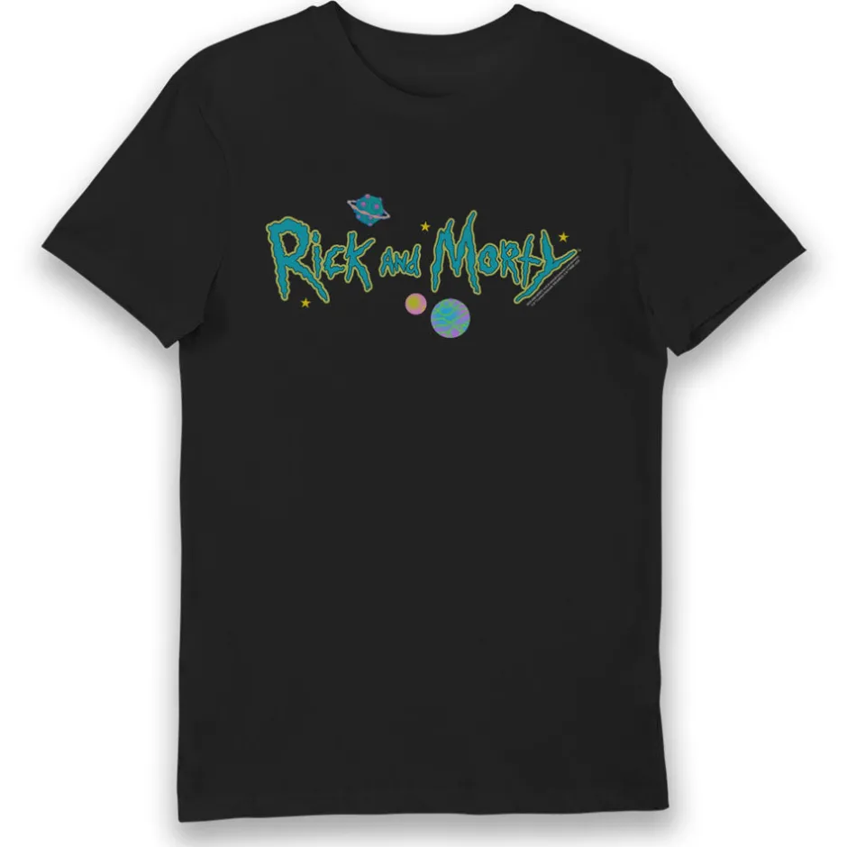 Rick and Morty Space To Live Is To Risk It All Adults T-Shirt-Bioworld International Clearance