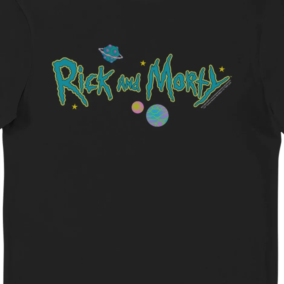 Rick and Morty Space To Live Is To Risk It All Adults T-Shirt-Bioworld International Clearance