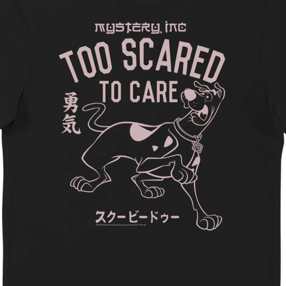 Scooby Doo Too Scared To Care Adults T-Shirt-Bioworld International Online